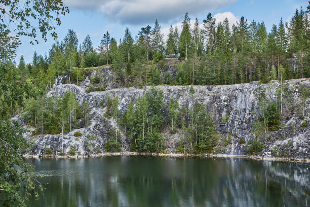 istock Water landscape of a mountain park 1177903196