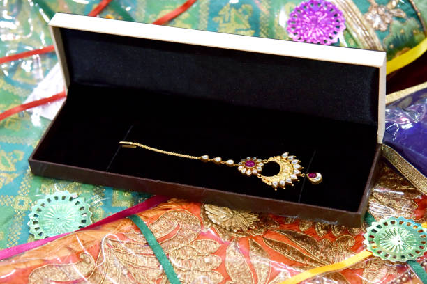 istock Bride's Jewelery in Indian Wedding 1177905186