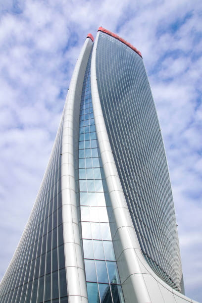 istock Low Angle View Of Skyscraper Against Clear Sky, Milan, Italy 1177905252
