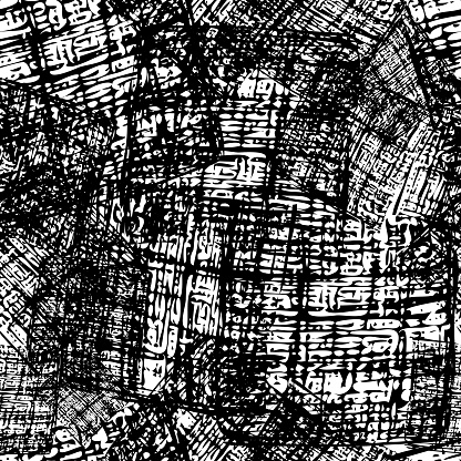 Scrible Patterns Scribblepattern18 Stock Illustration - Download Image Now - Seamless ...