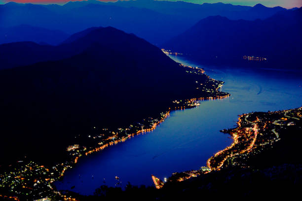 istock Sunset over the Bay of Kotor 1177917159