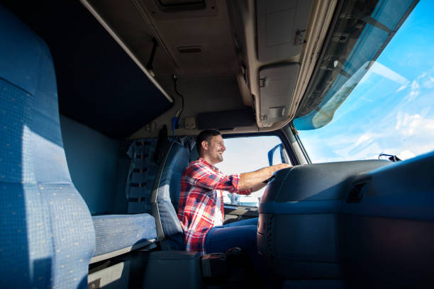istock Truck driver occupation. 1177918001