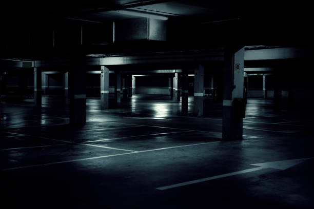 Car interior parking in trade, vehicles and transportation