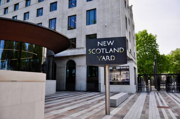New Scotland Yard, London, England stock photo