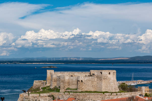 istock Bozcaada Castle by the sea 1177921580
