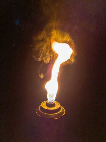 Dancing Fire from Tiki Torch