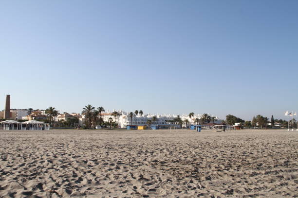 Las Marinas beach in Almeria, Spain