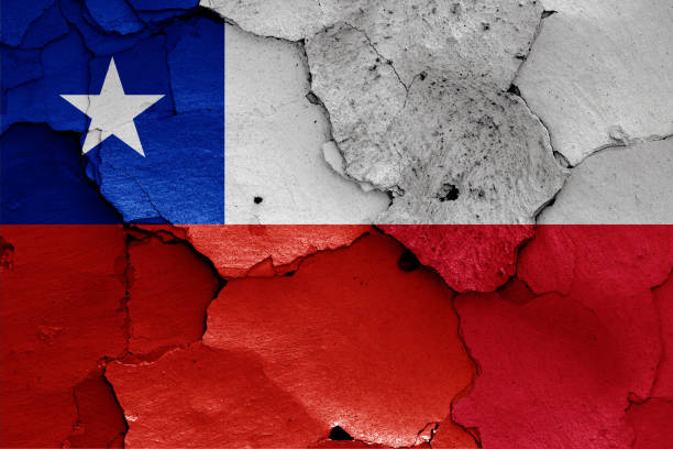 istock flags of Chile and Poland 1177932427