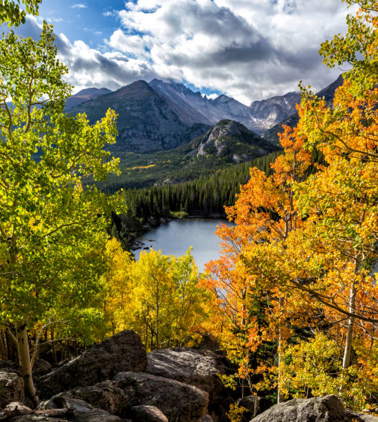 istock Bear Lake Aspens and Longs Peak Panorama 1177941734