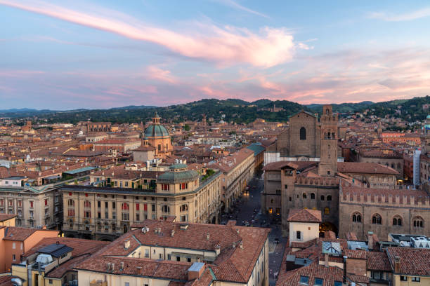 istock Beautiful sunset in Bologna, Italy 1177948521