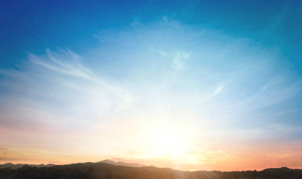 istock Panoram mountain and dramatic sky sunrise background 1177957623