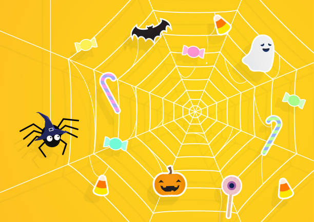 illustrations, cliparts, dessins animés et icônes de joyeux halloween 3 - taffy