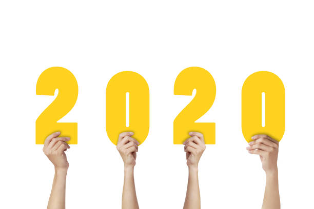 istock New Years Concept : Hands holding text words is 