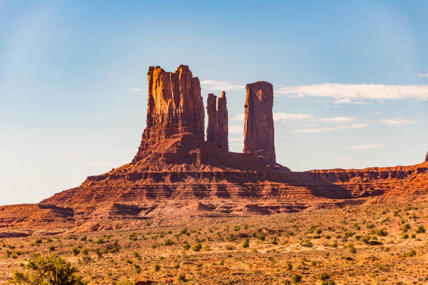 istock Stage Coach, Bear and Rabbit, and Castle Rock in Monument Valley, Utah 1177975376