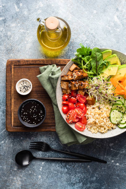 istock Colorful buddha bowl salad 1177983257