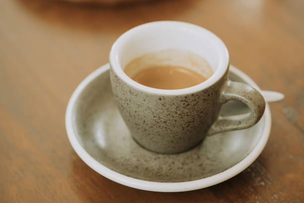 istock Hot coffee in the cafe 1177989866