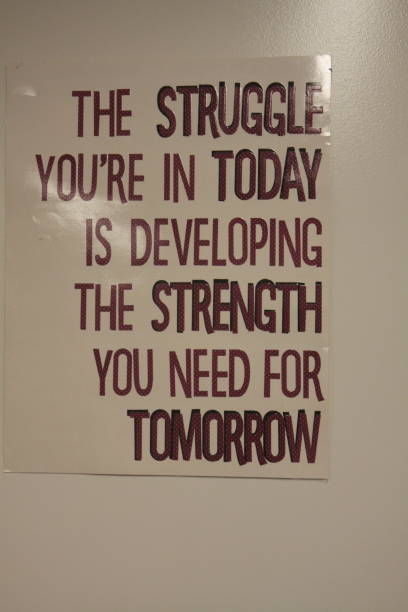 Inspirational Sign In A High School
