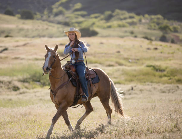 istock Cowgirl Horseback Riding 1178002517
