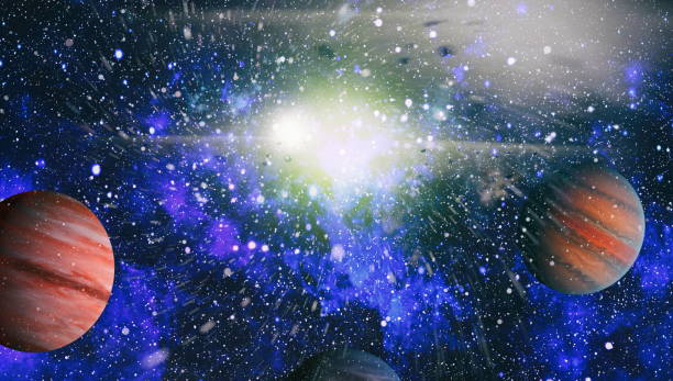 istock Nebula and galaxies in space. Space many light years far from the Earth. Elements of this image furnished by NASA 1178002559