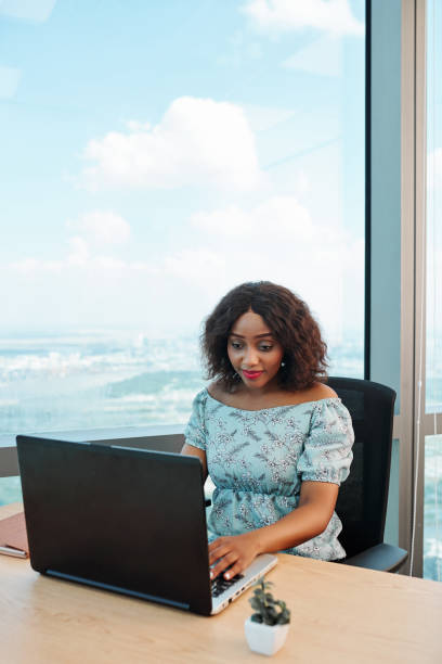 istock Female entrepreneur working on laptop 1178004504