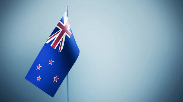 istock New Zealand Flag on Grey Background 1178004556