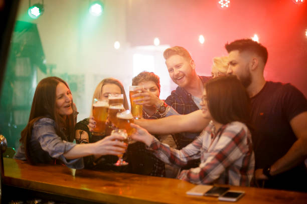 istock Cheers with draft beer for the New Year 1178009748