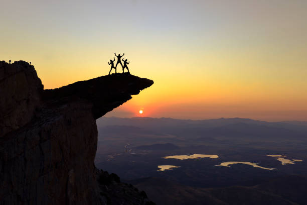 istock happiness show of successful climbers 1178010610