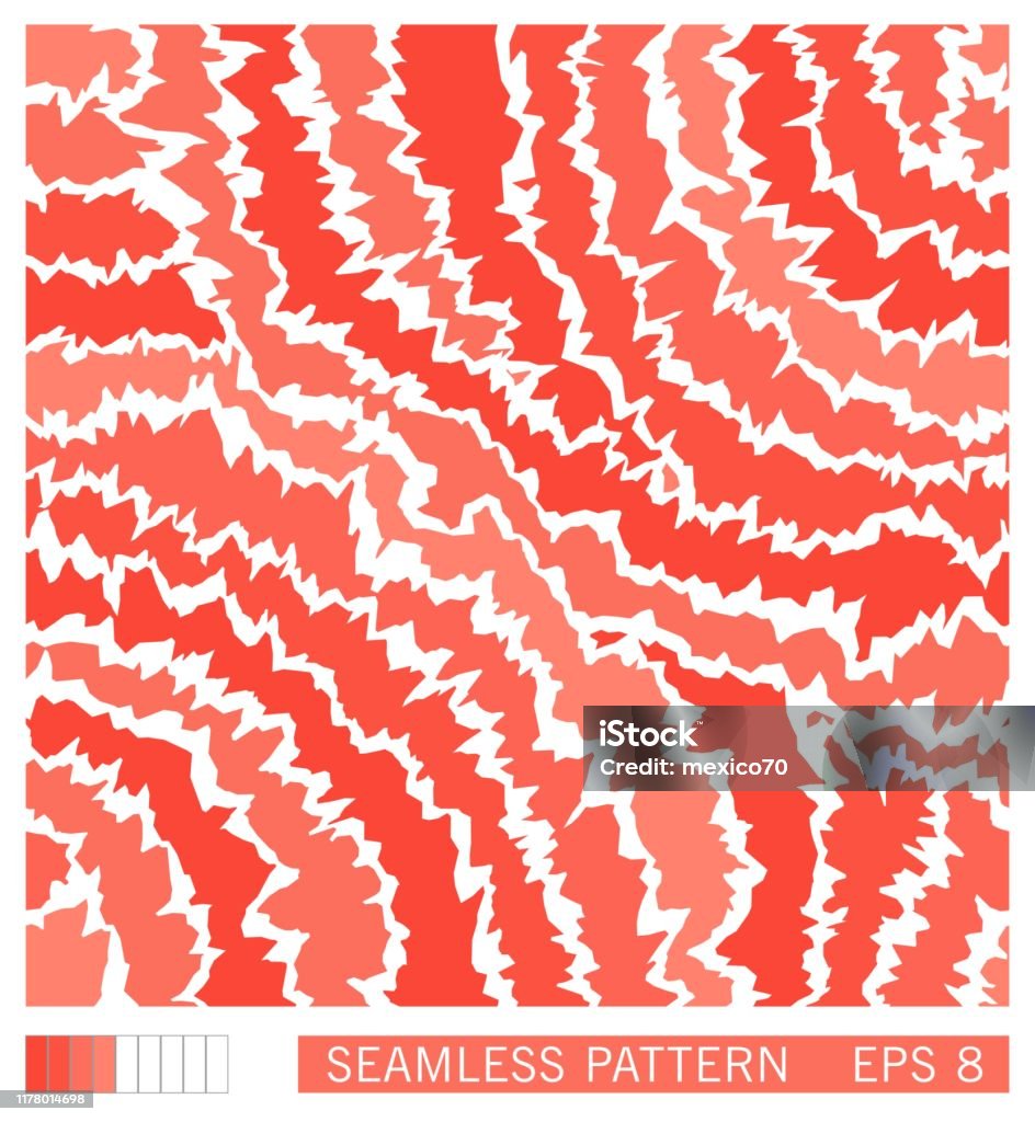 Jagged Random Line Arc Pattern Seamless Pattern Design Colorful Wavy Lines With Rough Jagged Edges ...