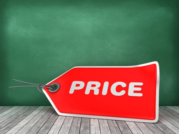 istock PRICE Tag on Chalkboard Background - 3D Rendering 1178019292