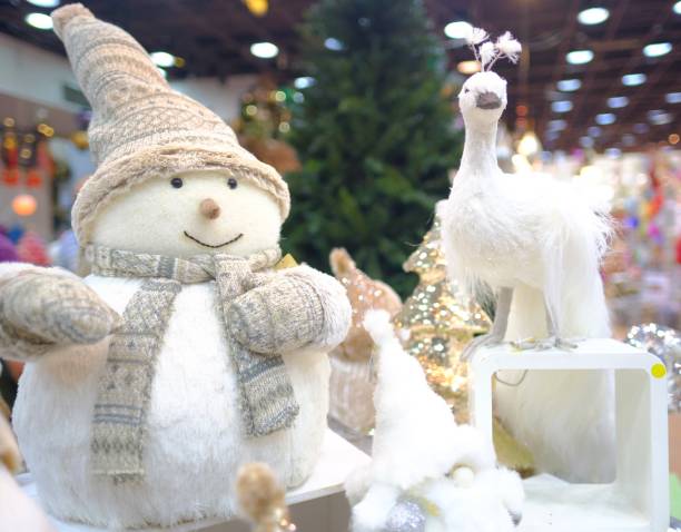 istock White snow man snowman decoration for Christmas celebration 1178020034