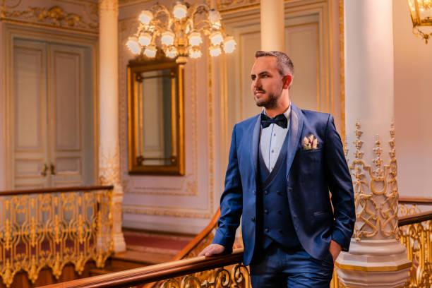 istock Tuxedo Bridegroom in the Palace 1178022771