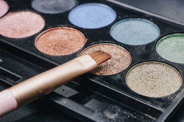 istock Cosmetics on dark background, beauty concept. 1178032049