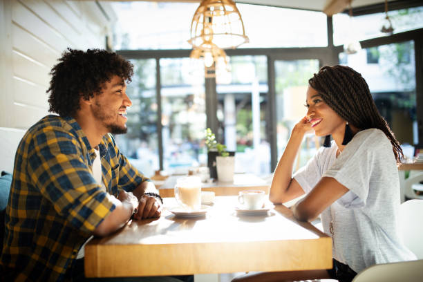 istock Two people in cafe enjoying the time spending with each other 1178033472