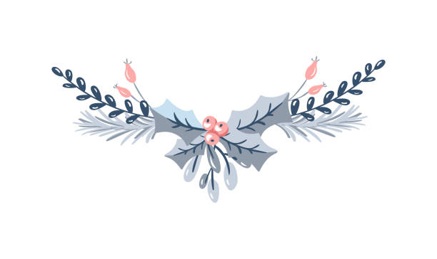 Patrón Sin Costuras Con Flores De Navidad Sobre Fondo Pastel Vectores Libres de Derechos - iStock Patrón Sin Costuras Con Flores De Navidad Sobre Fondo Pastel Vectores Libres de Derechos - iStock