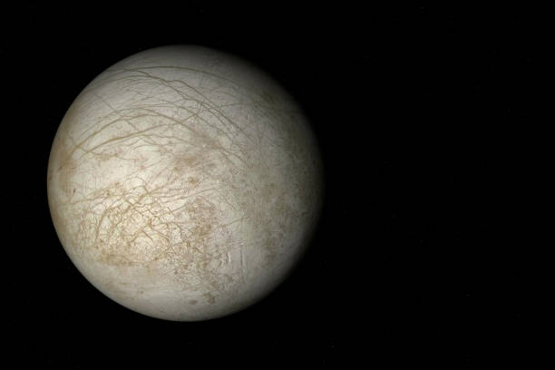Europa - Moon of Jupiter Digitally generated photograph of the Europa, the moon of Jupiter. Europa stock pictures, royalty-free photos & images