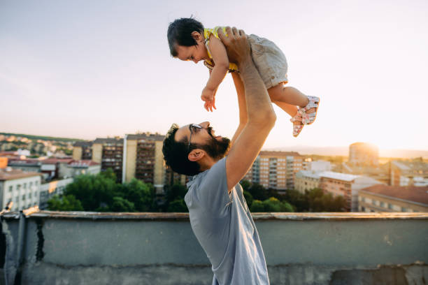 istock On the rooftop with my dad 1178036941