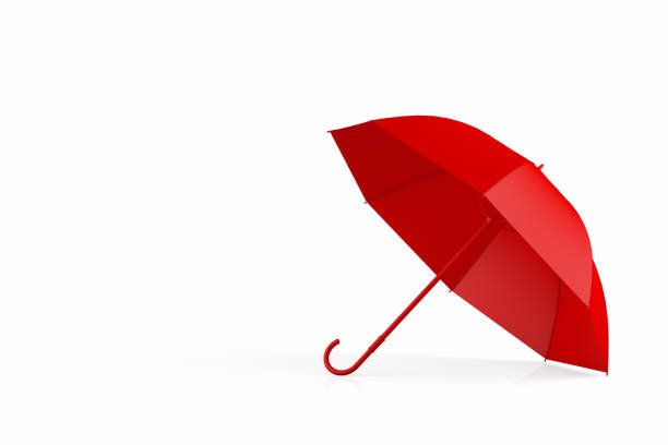 3D Umbrella Umbrella, Standing Out From The Crowd, Individuality, Inspiration, Leadership chief leader photos stock pictures, royalty-free photos & images