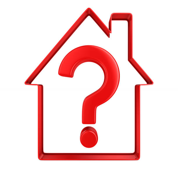 istock house with question on white background. Isolated 3D illustration 1178041964