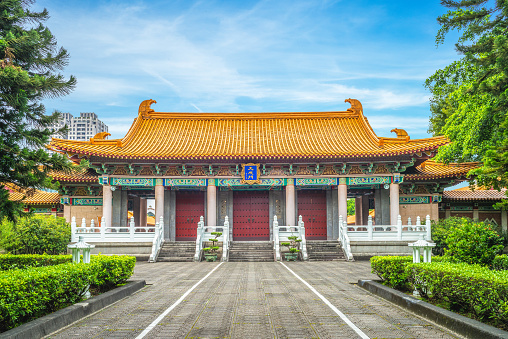 Confucius Temple at Taichung. the translation of the chinese characters is \