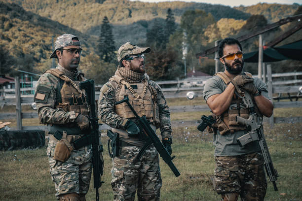 istock special forces soldiers, elite team members training. 1178045171
