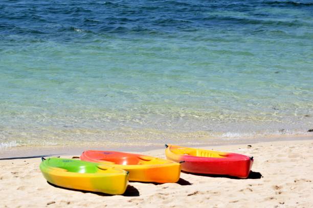 istock Kayaks by the beach 1178058326