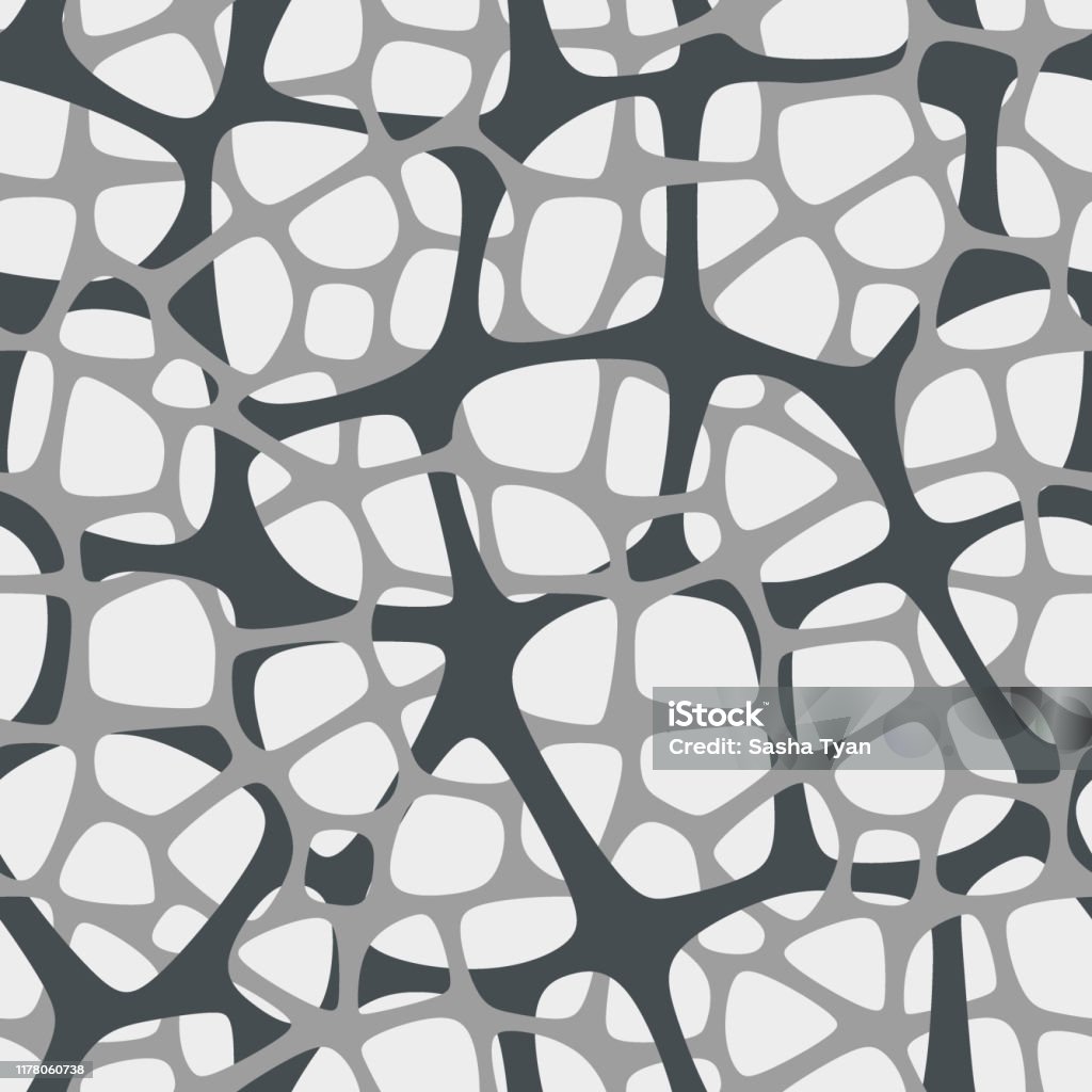 Angle Grid Texture Vector Seamless Pattern Irregular Grid With Rounded Angles Stylish ...