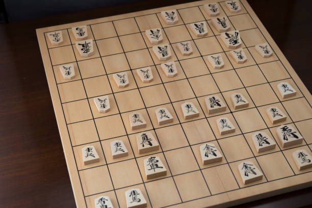 japanisches schach - shogi - shogi stock-fotos und bilder