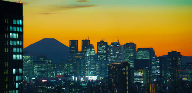 istock Shinjuku and Mount Fuji 1178086283