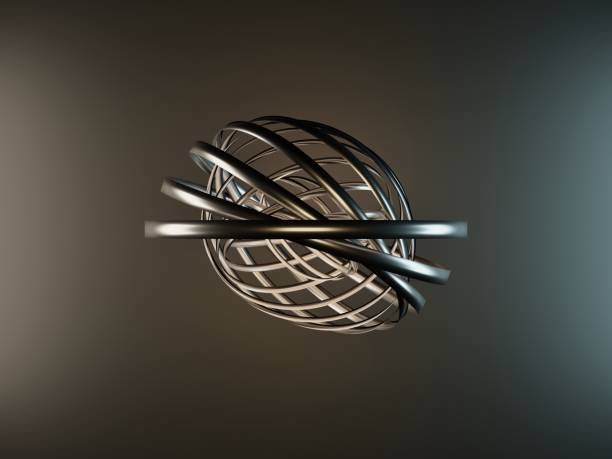 Rigns, Metal wire ball - digital image