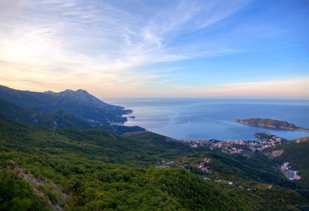 istock Budva riviera aerial view 1178087692