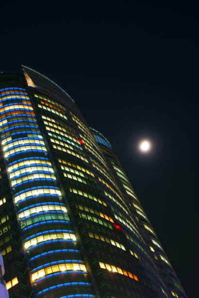 istock Roppongi Hills and the moon 1178090749