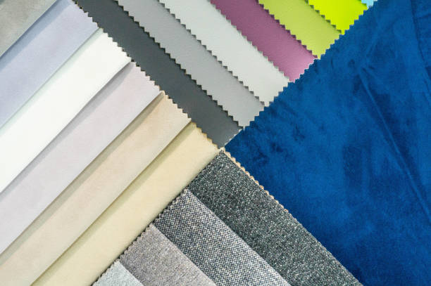 istock Catalog of multicolored cloth from matting fabric texture background, silk fabric texture 1178091898