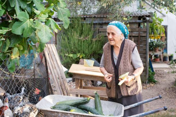 istock Senior woman in her garden 1178092744