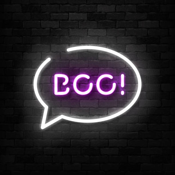 istock Vector realistic isolated neon sign of Boo logo for template decoration and invitation covering on the wall background. Concept of Happy Halloween. 1178093688